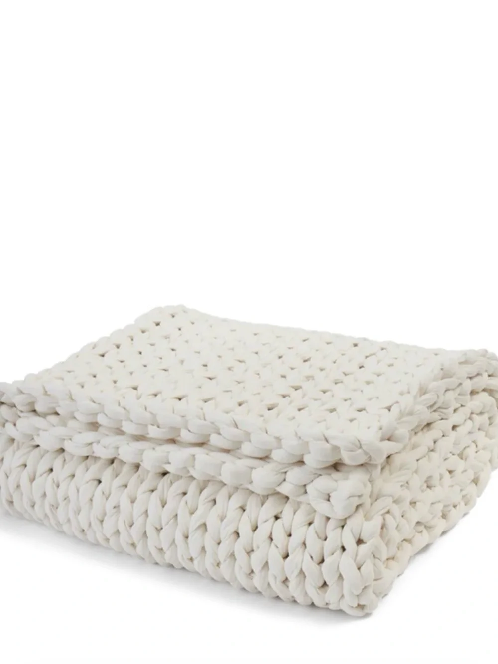 Bearaby Cotton Weighted Blanket - Cloud White